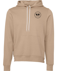 Unisex Sponge Fleece Hoodie with Screen Printed W4W Star Logo