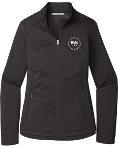 Ladies Diamond Heather Fleece Full-Zip Jacket